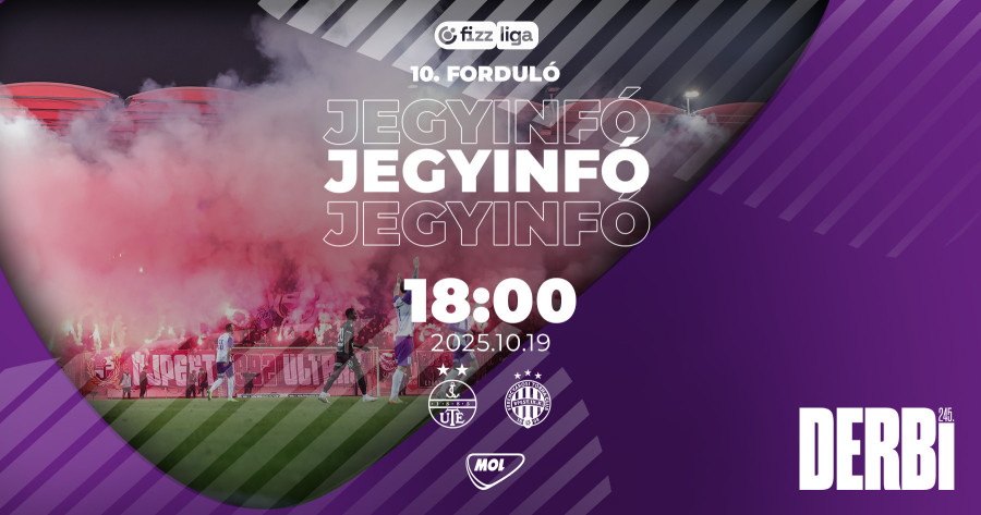 Jegyinformációk a Derbire
