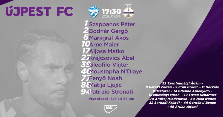 ÉLŐ – TSV Hartberg-Újpest FC
