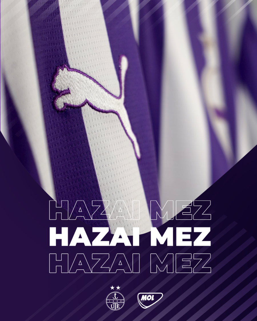 Lila-fehérben lépünk pályára