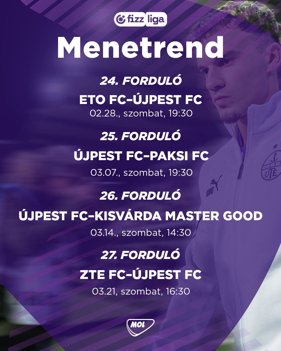 Menetrend 24.–27. forduló