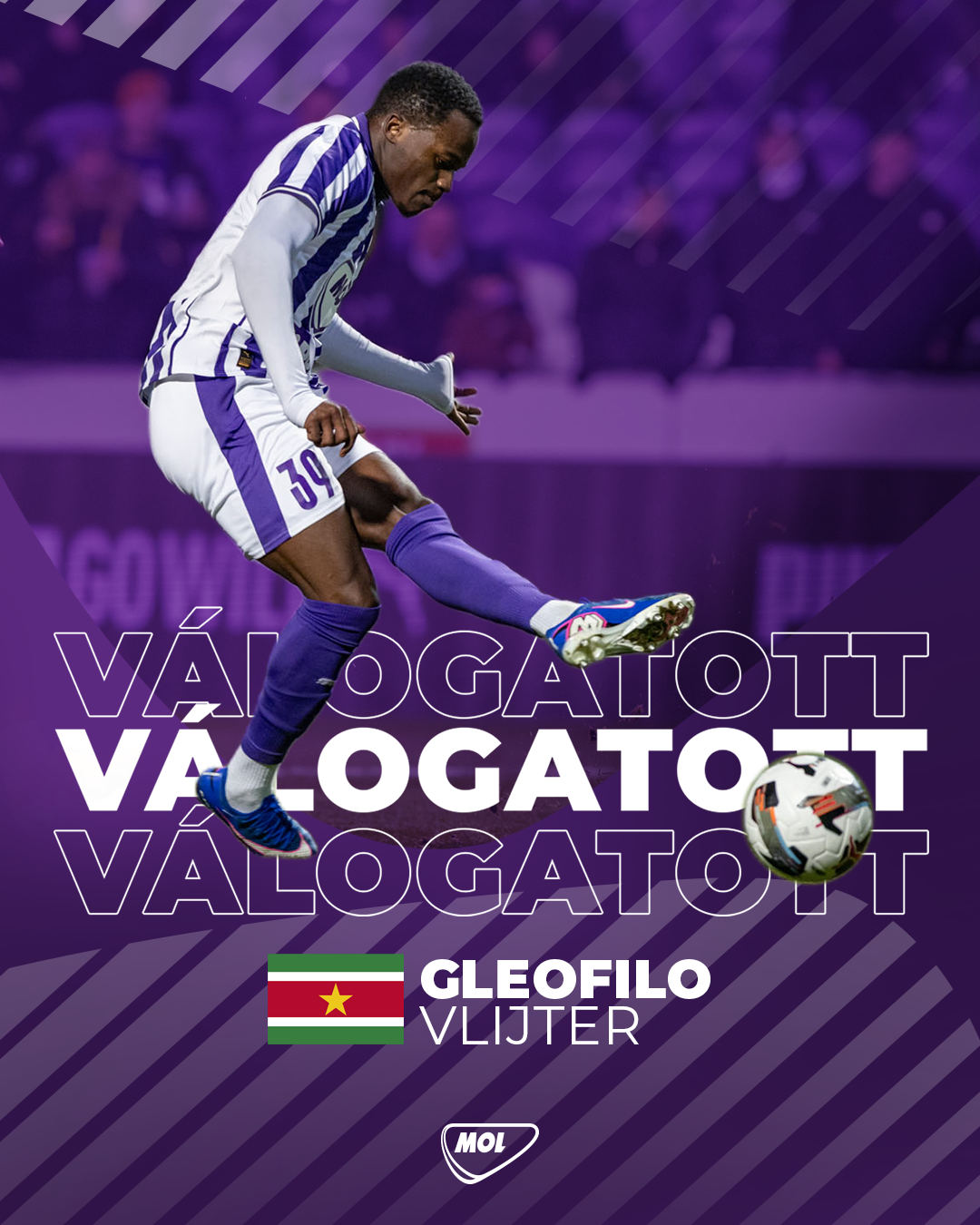 Vlijter ismét meghívót kapott a suriname-i válogatottba!