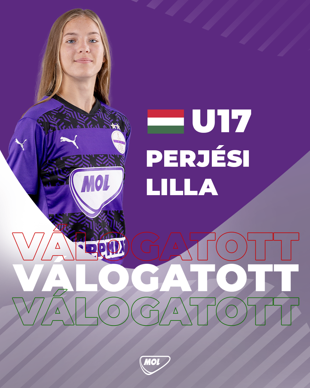 Perjési Lilla az U17-es válogatottban!