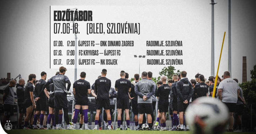 Edzőtábor 2025: megvannak az ellenfeleink!