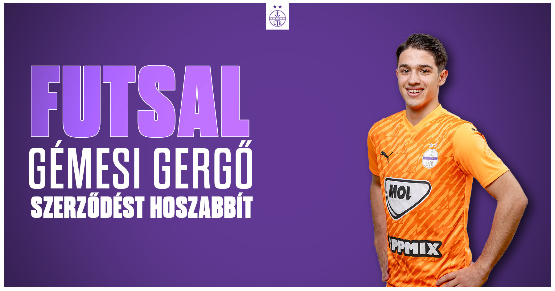 Szerződést hosszabbítottunk válogatott futsalkapusunkkal