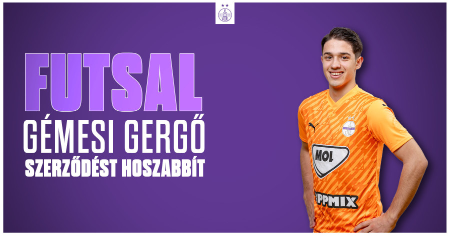 Szerződést hosszabbítottunk válogatott futsalkapusunkkal