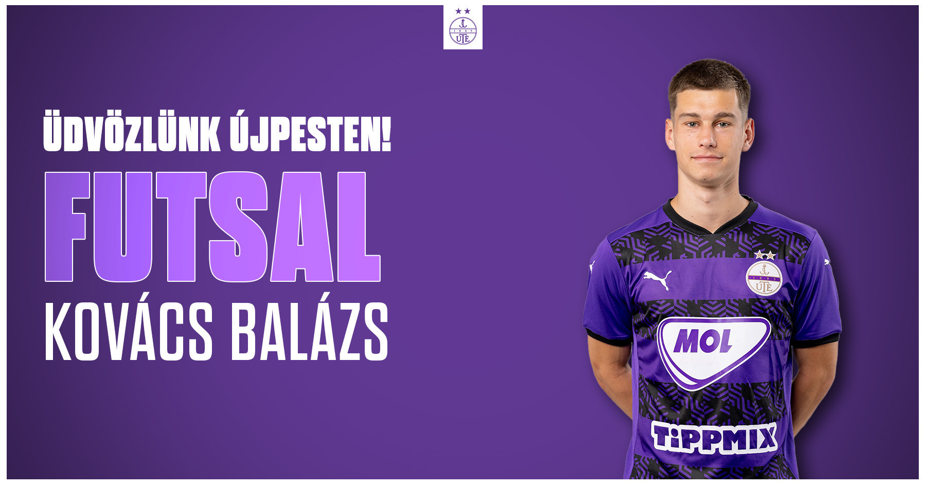 Fiatal, ballábas játékos érkezett futsalcsapatunkhoz