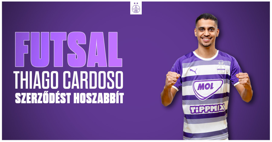 Thiago Cardoso is meghosszabbította szerződését futsalcsapatunkkal
